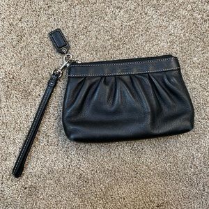 Black Coach wristlet